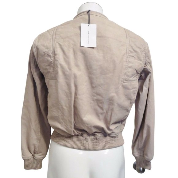 NEW ISABEL MARANT ETOILE $1180 Calista Lamb Leather Bomber Jacket FR 36 US 2 4 - Picture 4 of 12